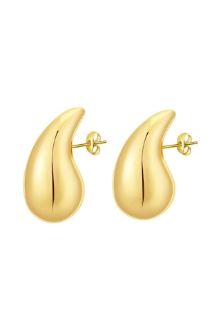 Chavin Çelik Damla Dizayn Gold Kadın Küpe Eu05sr