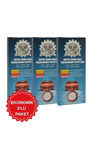 Cs Motor Test Conta Kaçak Yanık Testi-3 Lü Paket