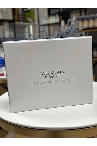 Lewel Mood Premium - Straight Smoothing Solution - Düzletşrici Ve Bakım İçin Keratin Set 1000 Ml 3 Ürün Yeni