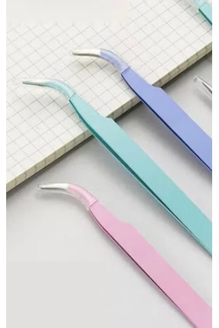 Hassas Uçlu Sticker Cımbızı Renkli Cımbız Seti Bullet Journal El İşi Hobi Cımbızı Çok Renkli