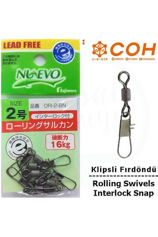 COH Klipsli Fırdöndü #2 16kg (Interlock Snap)