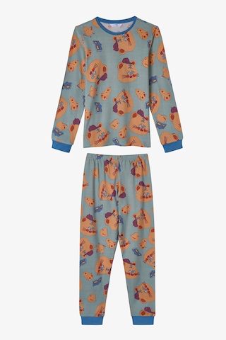 Penti Erkek Çocuk Yeşil More Page Uzun Kollu Pijama Takımı Ge34