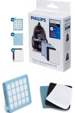 Philips Fc 9323/07 Powerpro Compact Hepa Filtre Seti ( 2 Adet ) Uyumlu