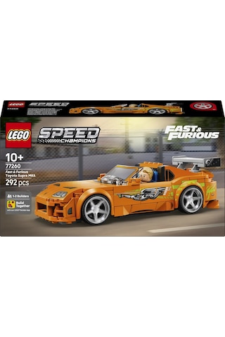 LEGO® Speed Champions Hızlı ve Öfkeli Toyota Supra MK4 77260 - 10 Yaş Üzeri için Özel Jant İçeren Oyuncak Yapım Seti (292 Parça)