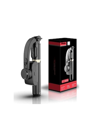 Katlanabilir Bluetooth El Gimbal Akıllı Telefonlarla Uyumlu 360 Dönebilen Taşınabilir Telefon Tutucu