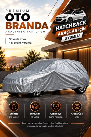 Renault Cli O 2 1998-2005 Hatchback Uyumlu Araba Brandası Oto Branda Araba Örtüsü Araç Çadırı