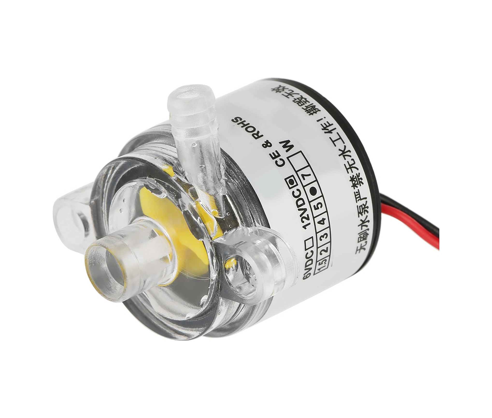 Tenfowee 12v Dc 6w Gıda Grubu Sürekli Çalışabilir 24 Saat Su Pompa - Akvaryum, Fonten, Sıvı Döngüsü İçin - Düşük Gürültü 35dba Diğer