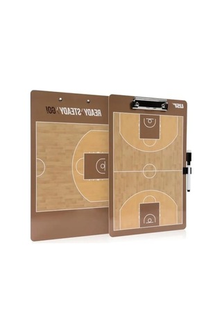 Çift Taraflı Basketbol Taktik Tahtası - 35x22 Cm