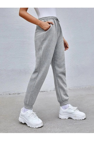 Kadın Gri Jogger Eşofman Altı Gri-70303