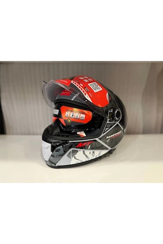 Mt Helmets Thunder 4 Sv Rainforest C2 Motosiklet Kaskı Parlak Gri