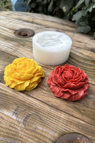 Şakayık Mum Kalıbı ( Silikon )