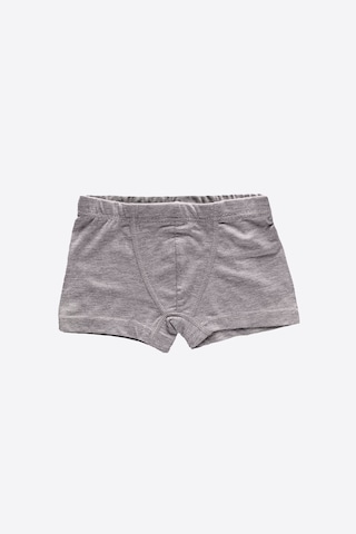 Malabadi Erkek Çocuk Gri 3 Lü Paket Pamuk Elastan Boxer 209 Gri Melanj