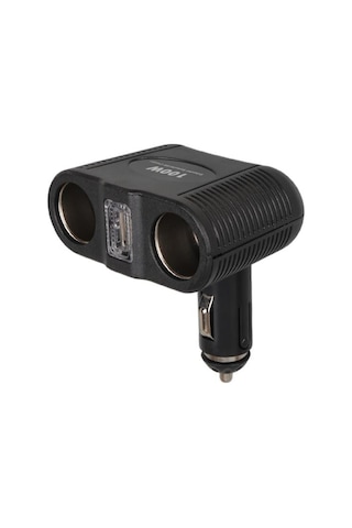 Olesson 1646 12-24v Tek Usb Girişli 100w Çiftli Araç Çakmak Çoklayıcı
