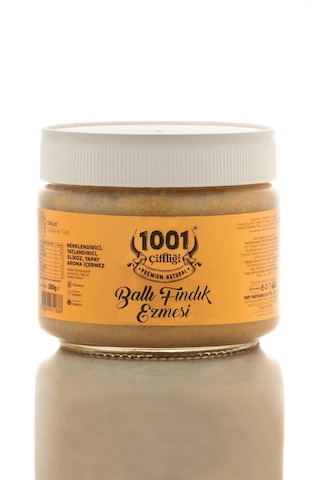 1001 Çiftliği Şekersiz-ballı Fındık Ezmesi 280g Katkısız