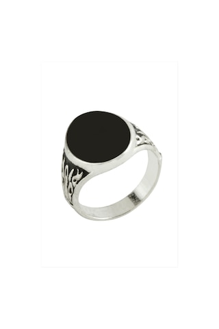 Oval Metal Erkek Yüzük Çok Renkli