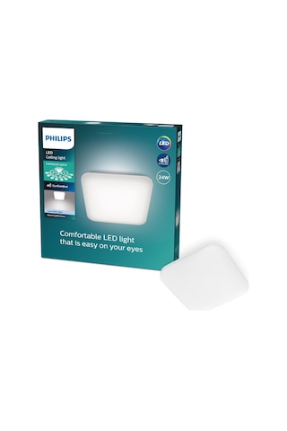 Philips Mauve Kare Tavan Lambası 24W 4000K Gün Işığı