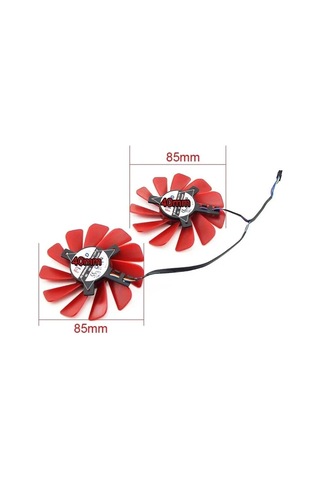 Grafik Kartı 1lot 85mm 4pin Fd10u12s9c Rx570rs Rx580rs G Fan Rx 580, Rx 570 Grafik Kartı Soğutma Fanı