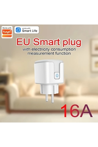 Motion003 Alexa Ses Kontrolü 16a Ab Akıllı Fiş Wi-fi 16a Enerji Ölçüm 110v/220v Oyun Bil