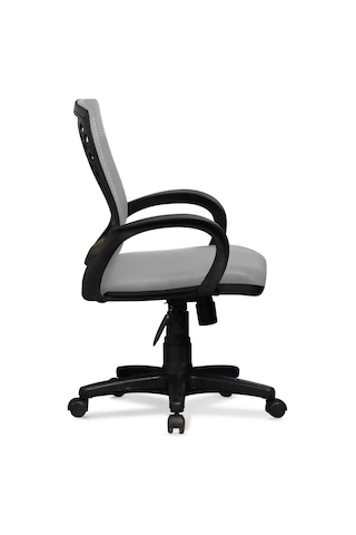 Ev Ve Ofis Çalışma Sandalyesi Bilgisayar Ve Sekreter Koltuğu Petek Model Gri