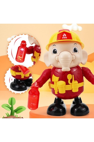 Kutulu Pilli 20 Cm Dans Eden Fil Işıklı Hareketli Eğitici Ve Eğlenceli Çocuk Oyuncağı