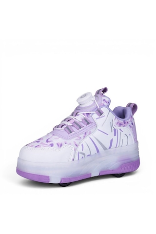 Awm Ndrops Ortopedik Çocuk Işıklı Tekerlekli Sneaker Lila