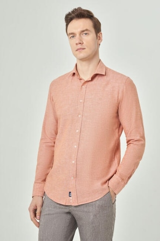 Bisse Erkek Slim Fit Uzun Kollu Spor Gömlek Kıremıt Gm23y231059 D26 Çok Renkli