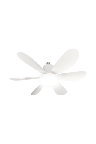 Feny Fn-f80 Zefira Beyaz 3 Kademeli Hız 30w 52cm Pervane Çapı 3 Renk Işık Ultra Sessiz Tavan Vantilatörü Kumanda 1