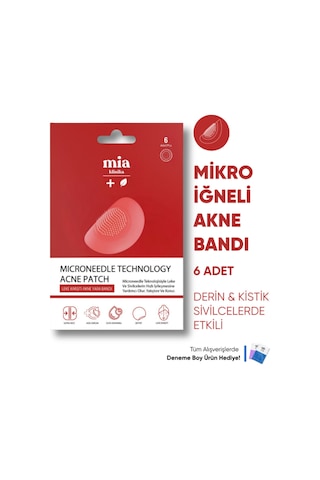 Mia Klinika Leke Karşıtı Mikro İğne Teknolojili Akne Bandı 6'lı