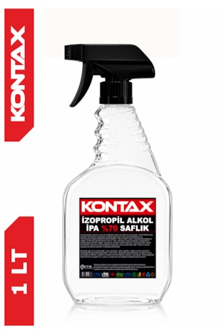 Kontax İzopropil Alkol %70 Saflıkta 1 Lt Saf İpa Tekli