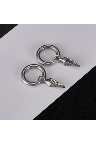 Sones Opk Ge933 1 Çift Kişiselleştirilmiş Vintage Paslanmaz Çelik Küpe Çok Renkli