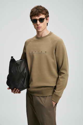 Lufian Cooper Erkek Sweatshirt Kum Kum 112030177100580 Kum