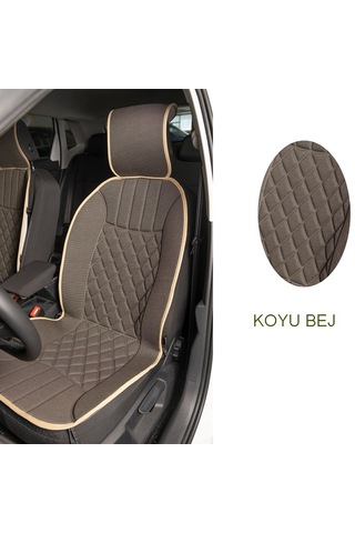 Elegance 2'Li Set Minder Koyu Bej / Klmny533