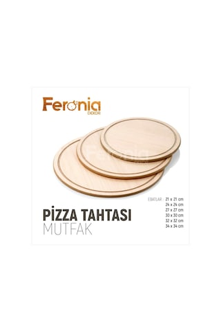 Ahşap Pizza Tahtası / Kesme Tahtası Ahşap