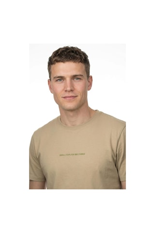 Loft Lf2042968 Erkek Kısa Kol T-shirt Beıge