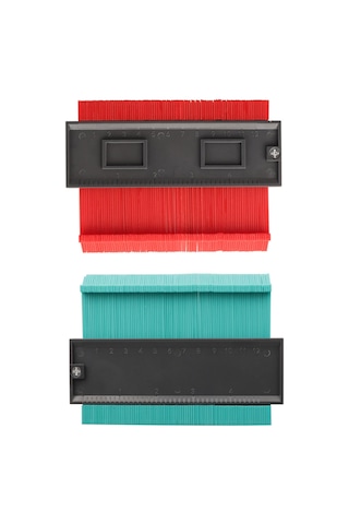 Kosona Mavi Abs Kontur Ölçer 12,8cm - Düzensiz Şekilleri Taklit Etmek İçin Ahşap İşleri, Döşeme İçin Zaman Tasarrufu Aracı Mavi