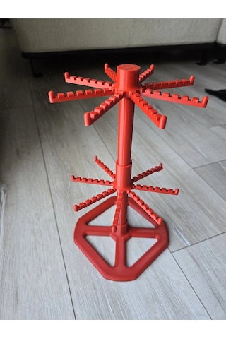 Anahtarlık Standı Renkli 2 Katlı Dönen/takı Organizer Düzenleyici