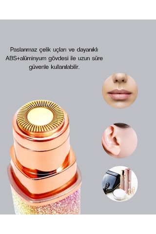 Cosmotex Mini Yüz Ve Kaş Epilatörü 8000 Rpm Güçlü Motor Ve Paslanmaz Çelik Başlık