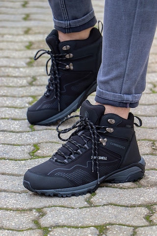 Lumberjack Gle Su Geçirmez Kaymaz Taban Outdoor Erkek Bot 667800001036 01 Siyah
