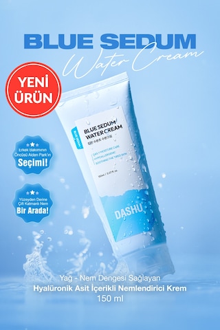 Dashu Blue Sedum Water Yağ ve Nem Dengesi Sağlayan Hyalüronik Asitli Yoğun Nemlendirici Krem