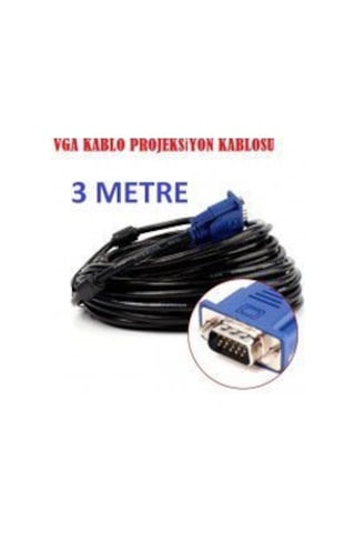 3 Metre Vga Kablo
