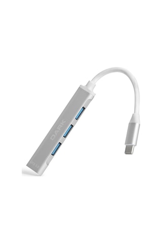 Dark Connect Master X4 Dk Ac Usb310C 4Port Type C Beyaz Usb Çokl