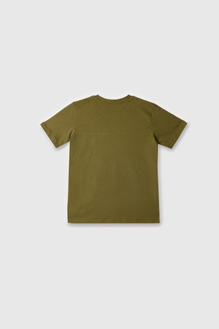 Sisley Erkek Çocuk Koyu Yeşil Tshirt Yeşil