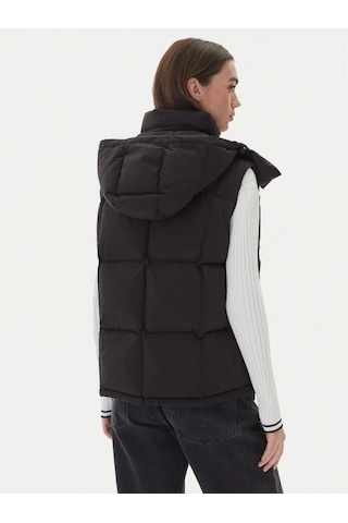 Tommy Hilfiger Tjw Alaska Grid Kuş Tüyü Kadın Siyah Yelek Dw0dw21627bds Siyah