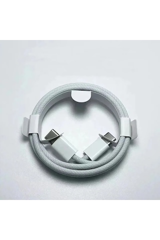Ultratekno Apple Uyumlu iPhone 15 Pro 16 17 iPad 60w Type C Şarj Telefon Için Samsung S23 S22 S24 1m Beyaz 100 Cm