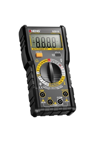 Yunboo Aneng Sz818 Siyah Otomatik Aralık Dijital Multimetre - Ac/dc Volt, Akım, Direnc, Kondansatör, Hfe Test Cihazı Pil Yok
