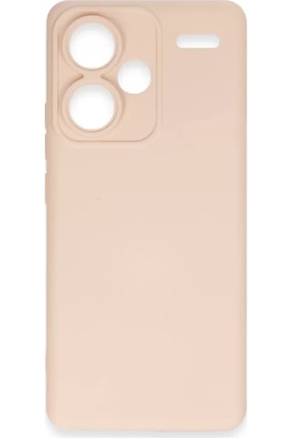 Newface Xiaomi Redmi Note 13 Pro Plus Kılıf Nano İçi Kadife Silikon - Pudra Çok Renkli