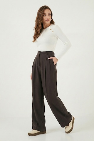 Lela Bayan Pantolon 6923871 Kahve Kahve