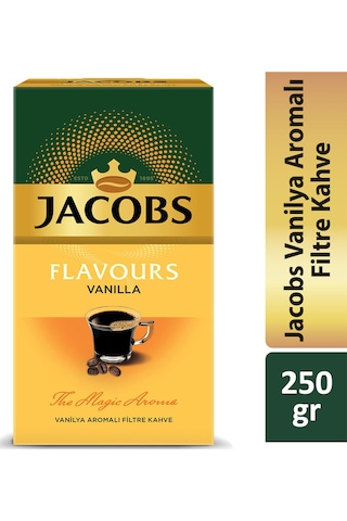 Jacobs Flavours Vanilya Aromalı Filtre Kahve 250 G