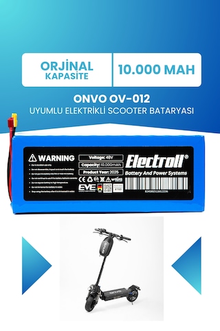Onvo Ov-012 Batarya 48v 10.000mah Pil