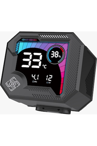 Daryun Buzz-v2 240mm Siyah Argb Yeni Nesil Isı Göstergeli Yüksek Performanslı Sıvı Soğutması